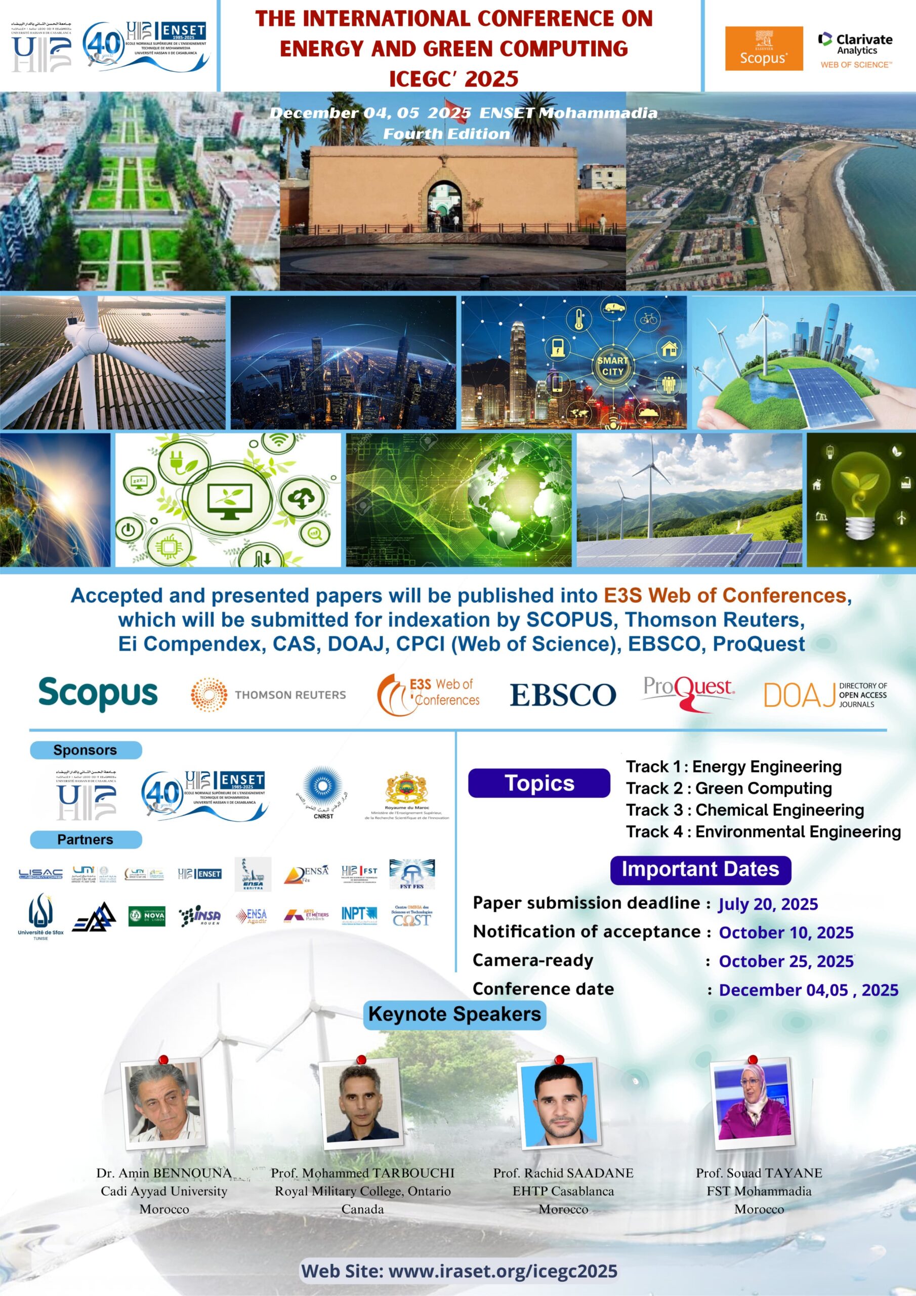 La 4ᵉ Conférence Internationale Énergie & Informatique Verte